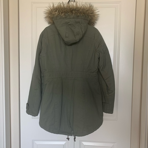 AMERICAN RAG Green Utility Military Style Parka - Picture 4 of 10